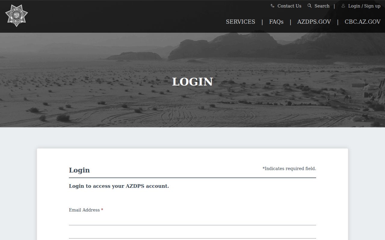 Pima County criminal records Arizona DPS Public Services Portal